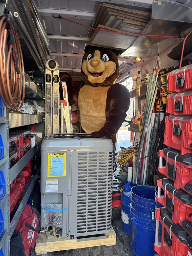 heat pump and de hart mascot